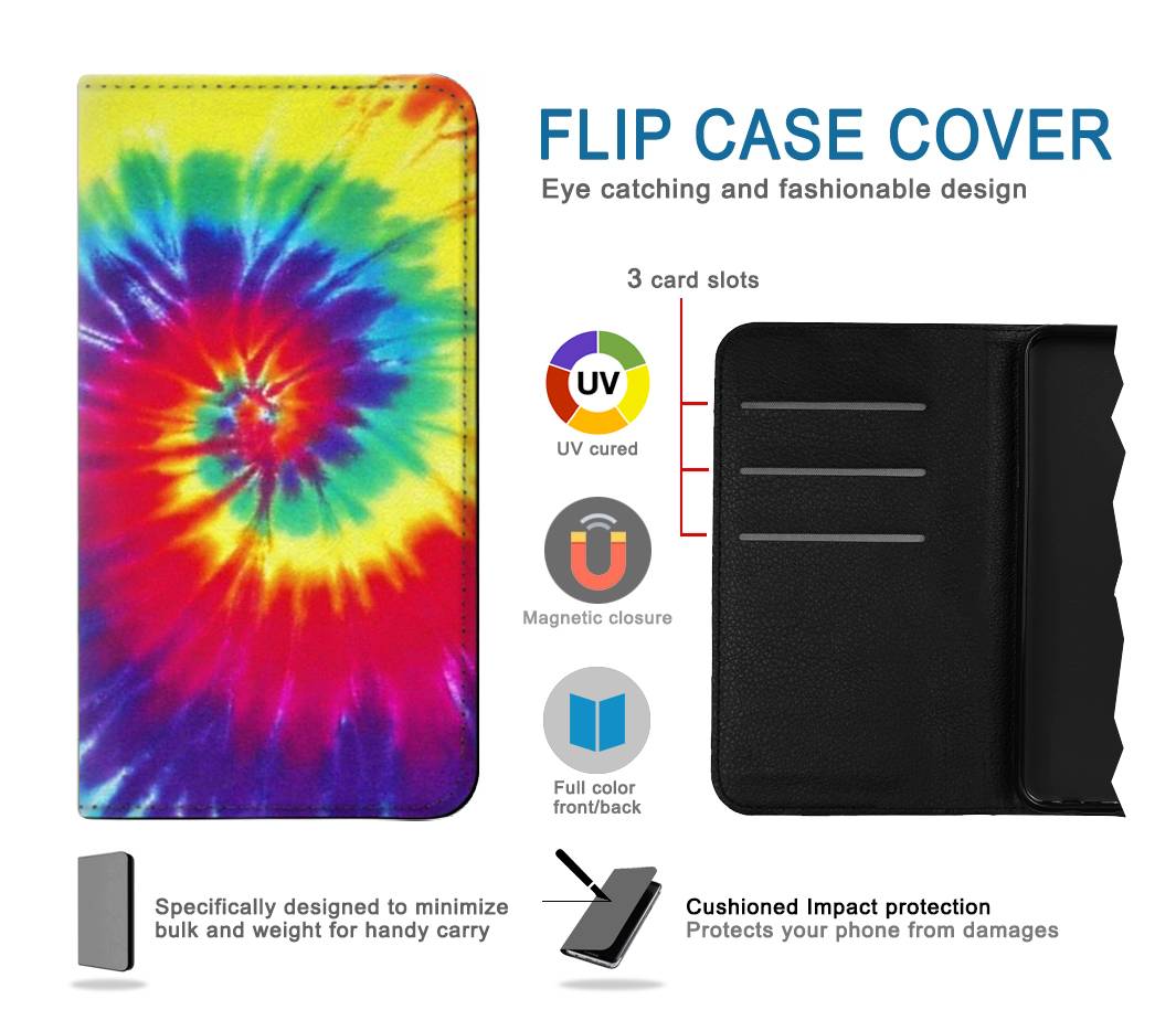 Flip case Samsung Galaxy Note9 Tie Dye Fabric Color