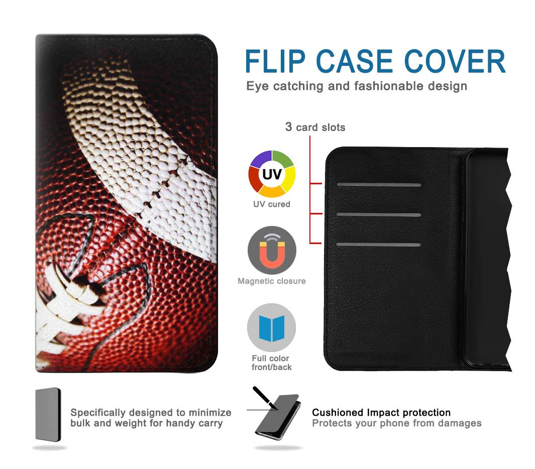Flip case iPhone 13 Pro Max American Football