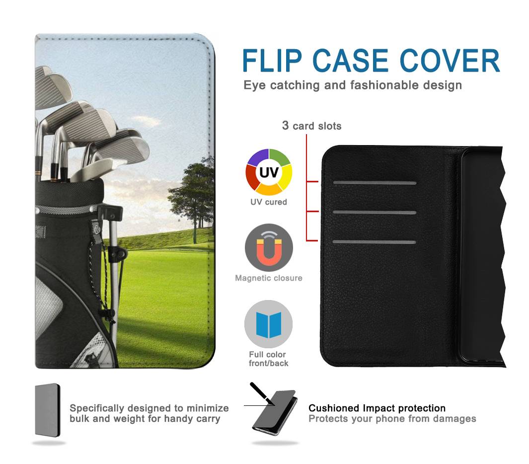 Flip case Samsung Galaxy A12 Golf