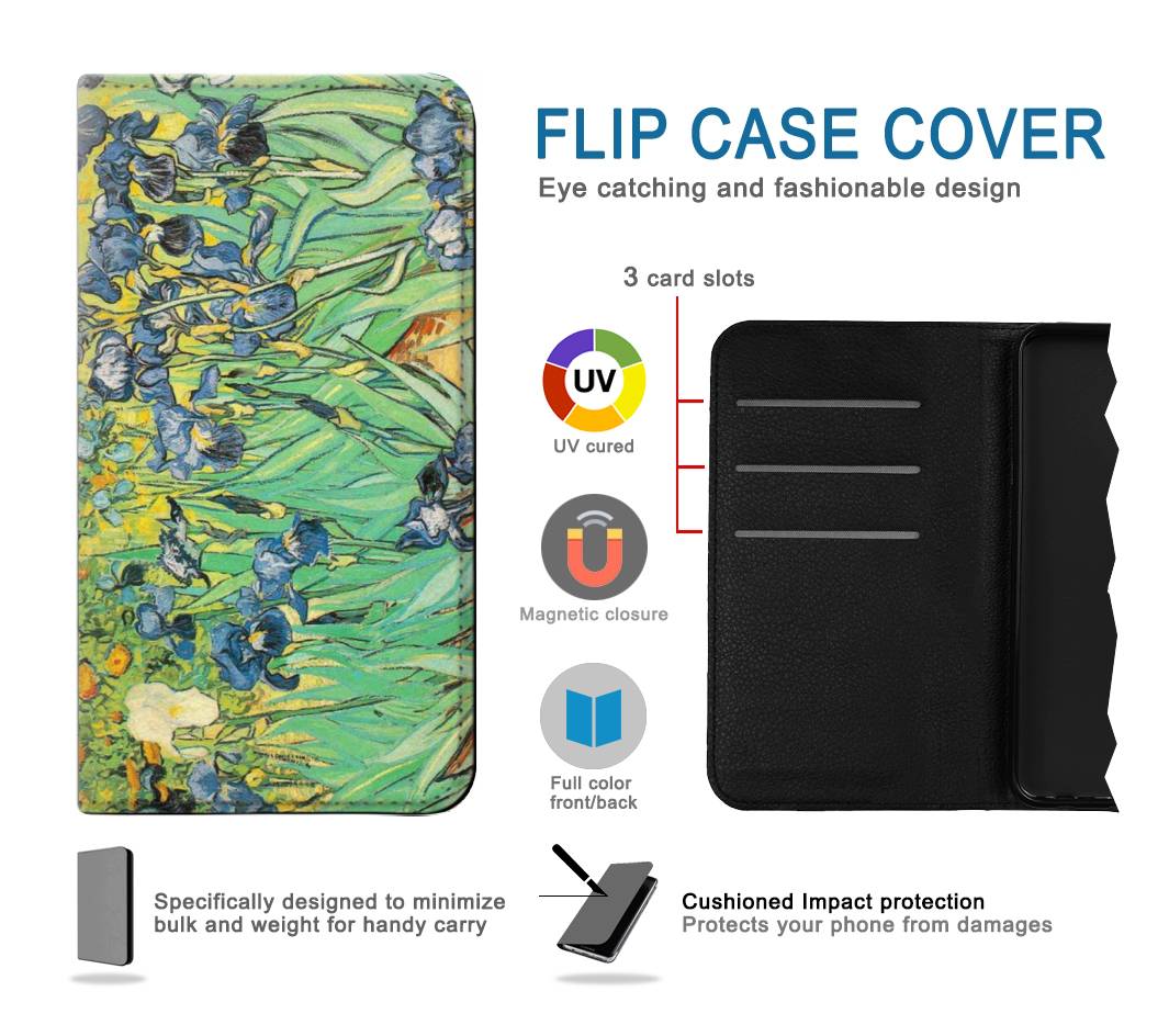 Flip case Samsung Galaxy A42 5G Van Gogh Irises