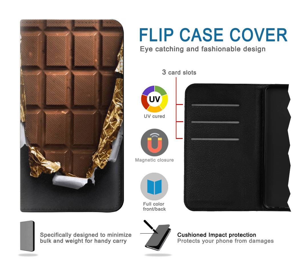 Flip case Samsung Galaxy A22 5G Chocolate Tasty