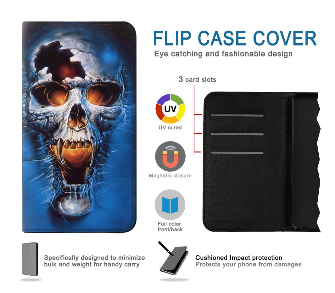 Flip case Motorola Moto G50 Vampire Skull