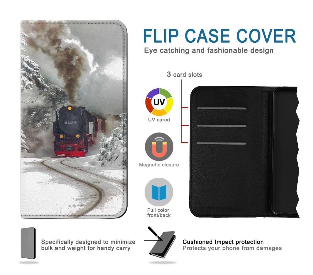 Flip case Samsung Galaxy A13 4G Steam Train