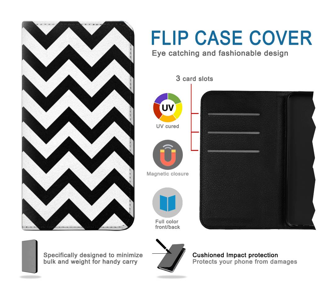 Flip case Samsung Galaxy A13 4G Chevron Zigzag