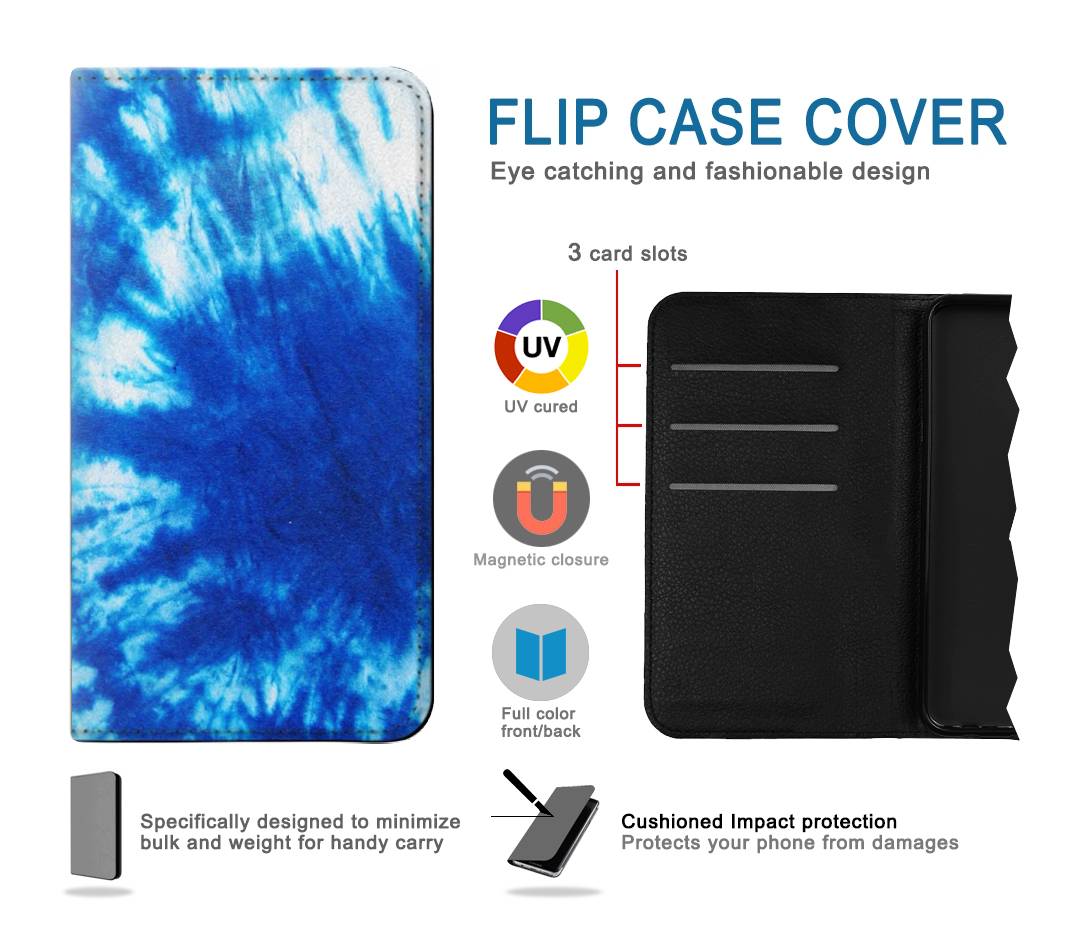 Flip case  Moto G8 Power Tie Dye Blue