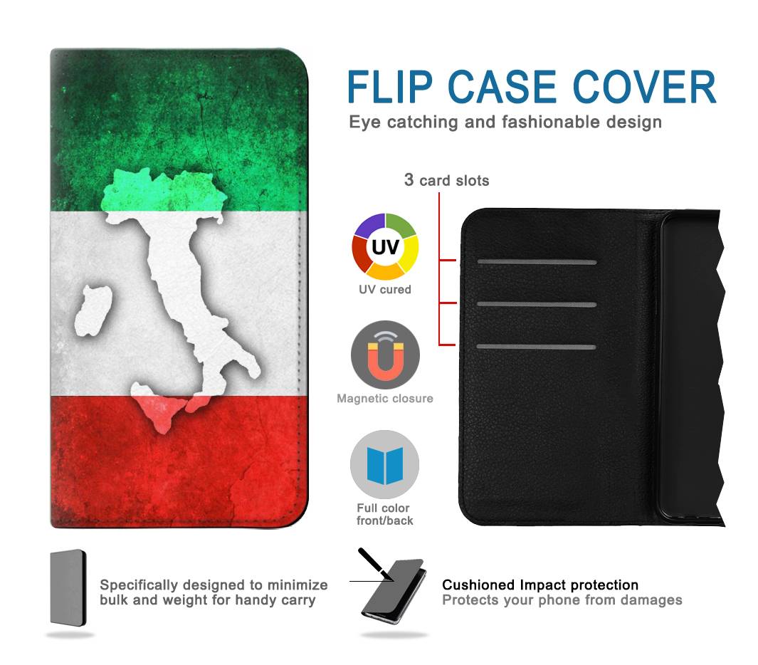 Flip case Samsung Galaxy A13 4G Italy Flag