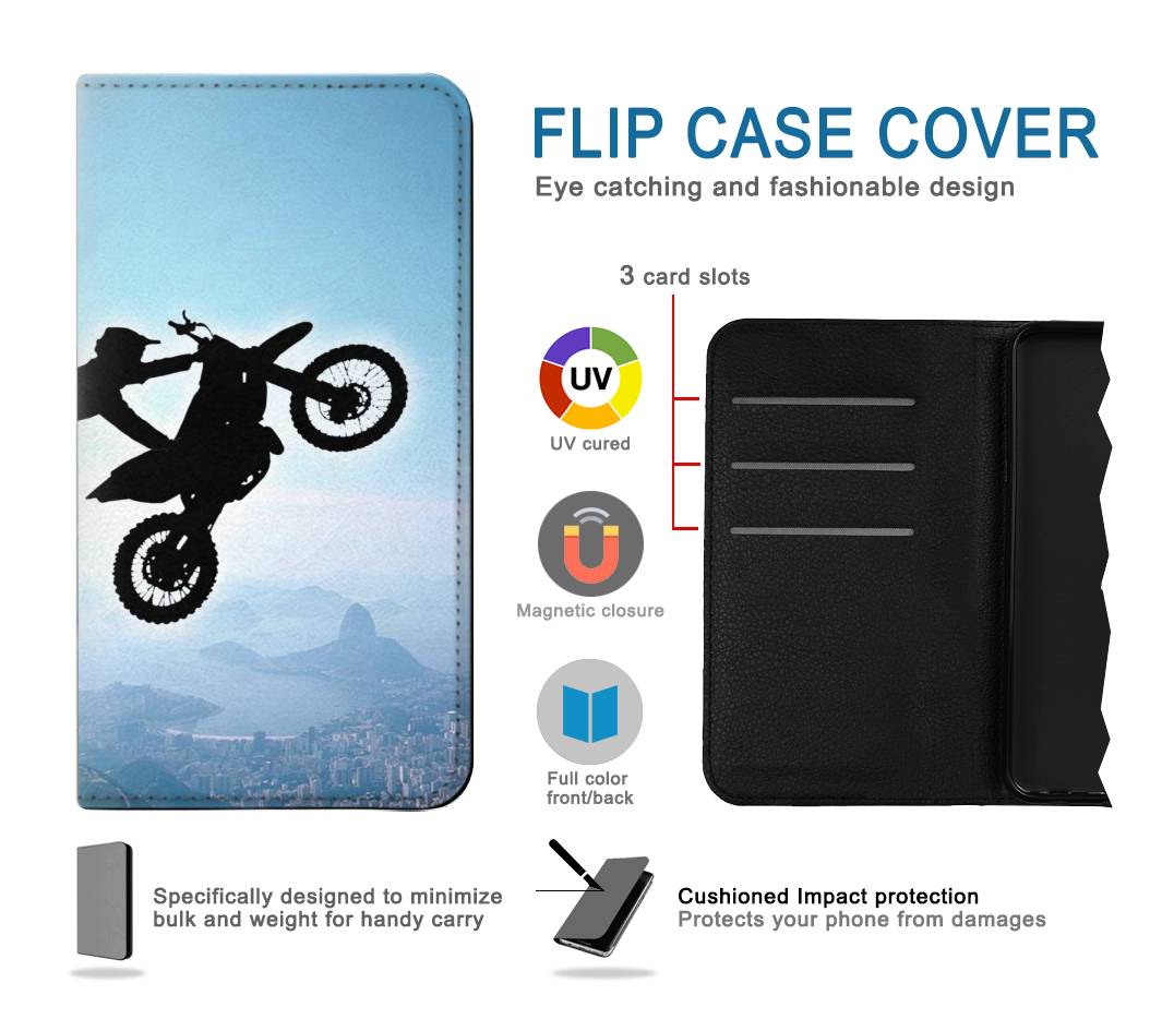 Flip case Samsung Galaxy A42 5G Extreme Motocross
