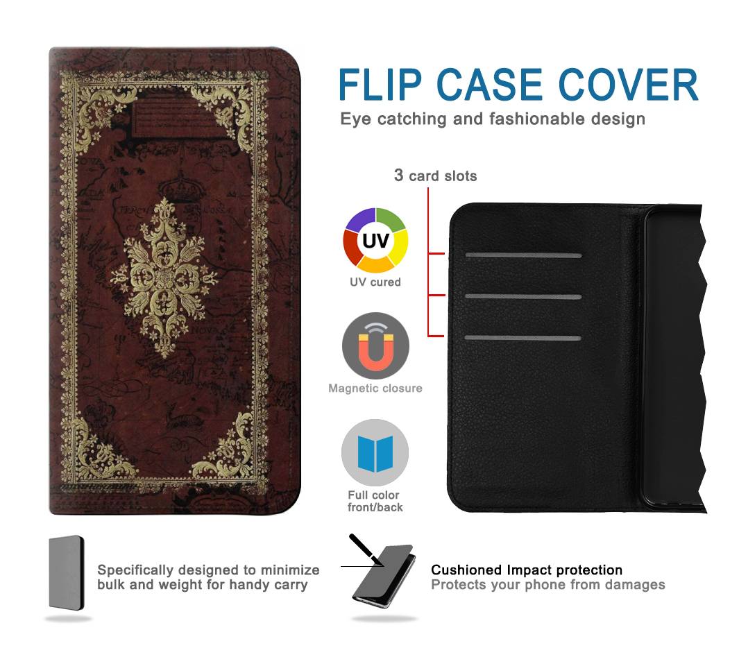 Flip case Samsung Galaxy A13 4G Vintage Map Book Cover