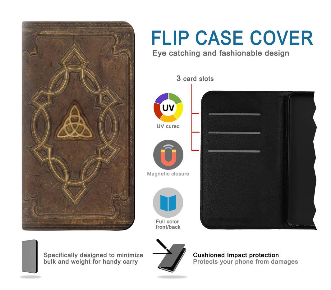 Flip case iPhone 7, 8, SE (2020), SE2 Spell Book Cover