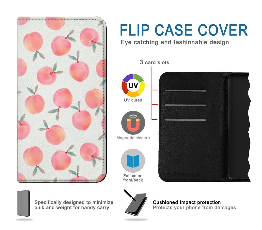 Flip case Samsung Galaxy A13 4G Peach