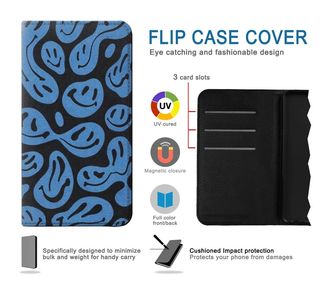 Flip case Samsung Galaxy A22 5G Cute Ghost Pattern