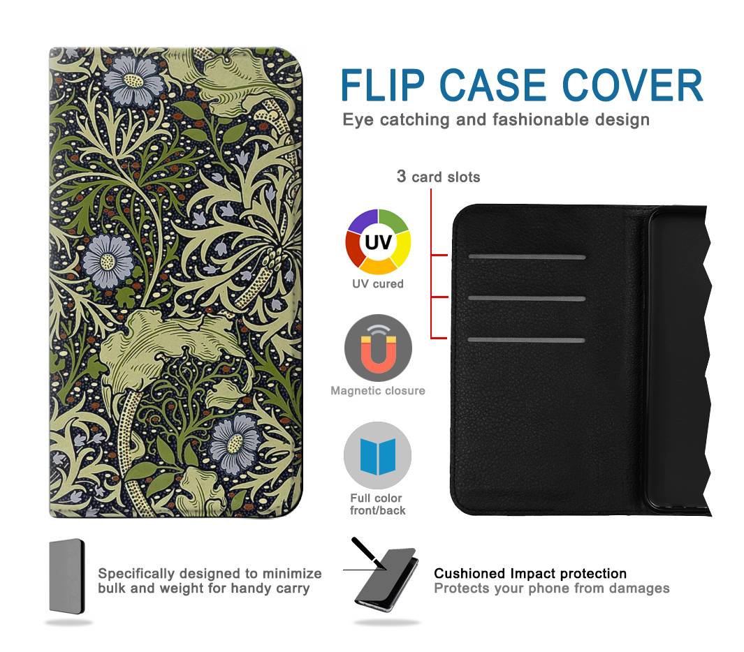 Flip case Samsung Galaxy A42 5G William Morris