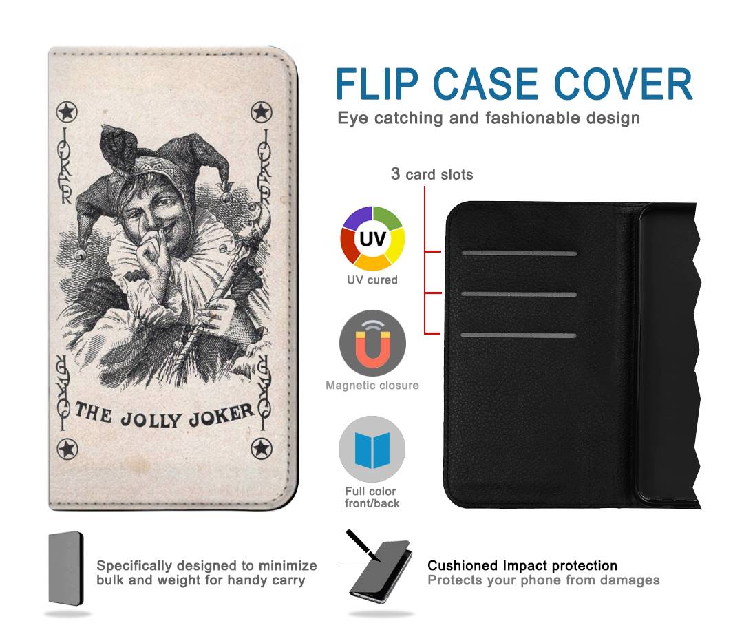 Flip case iPhone 7, 8, SE (2020), SE2 Vintage Playing Card