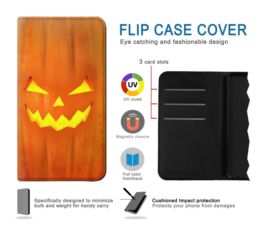 Flip case Samsung Galaxy S21 5G Pumpkin Halloween