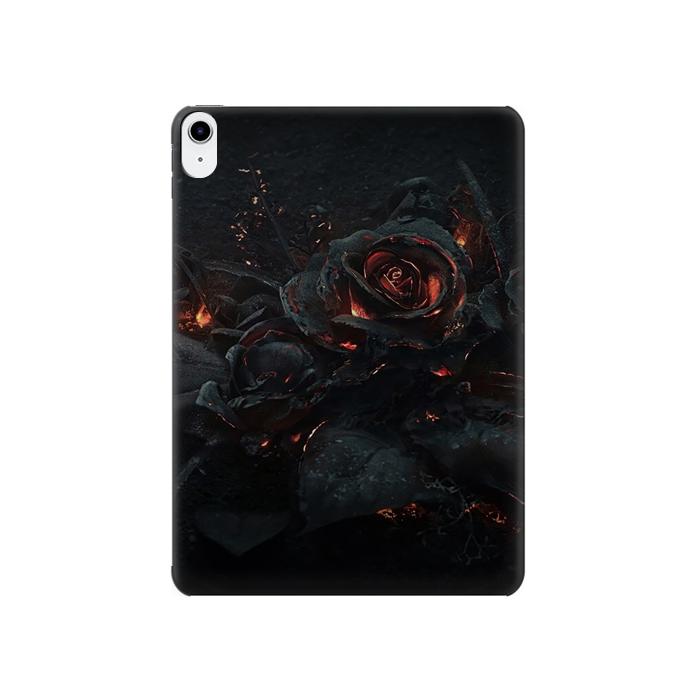 S3672 Burned Rose Back Case Cover For Apple iPad - Afbeelding 1 van 1